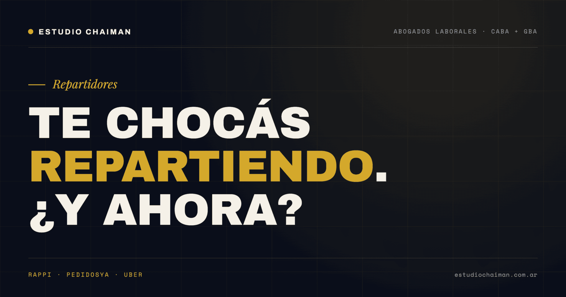 Accidente Repartidor Rappi, PedidosYa, Uber: ¿La ART cubre?
