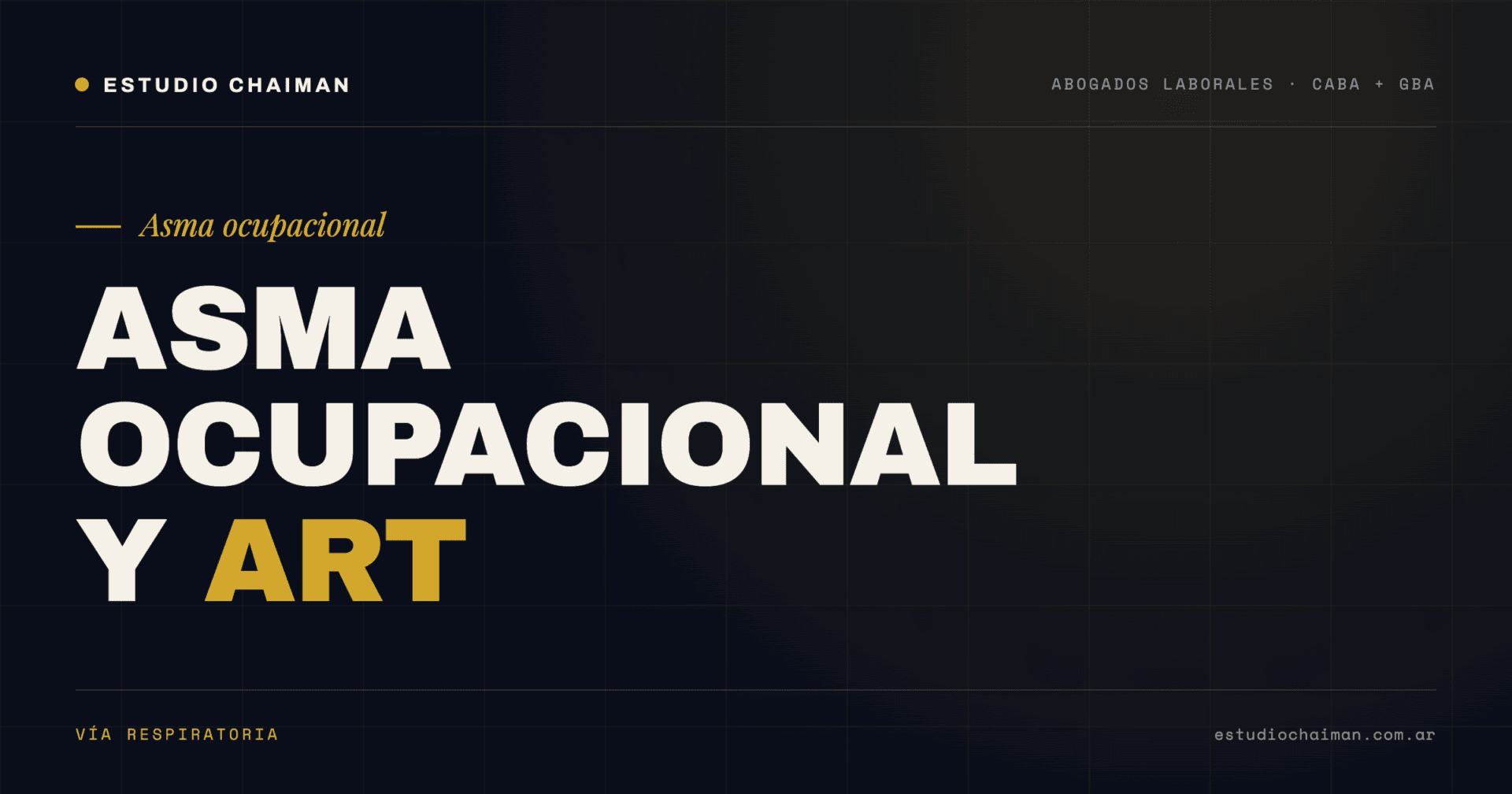 Asma Ocupacional y ART 2026: Indemnización por Enfermedad Respiratoria