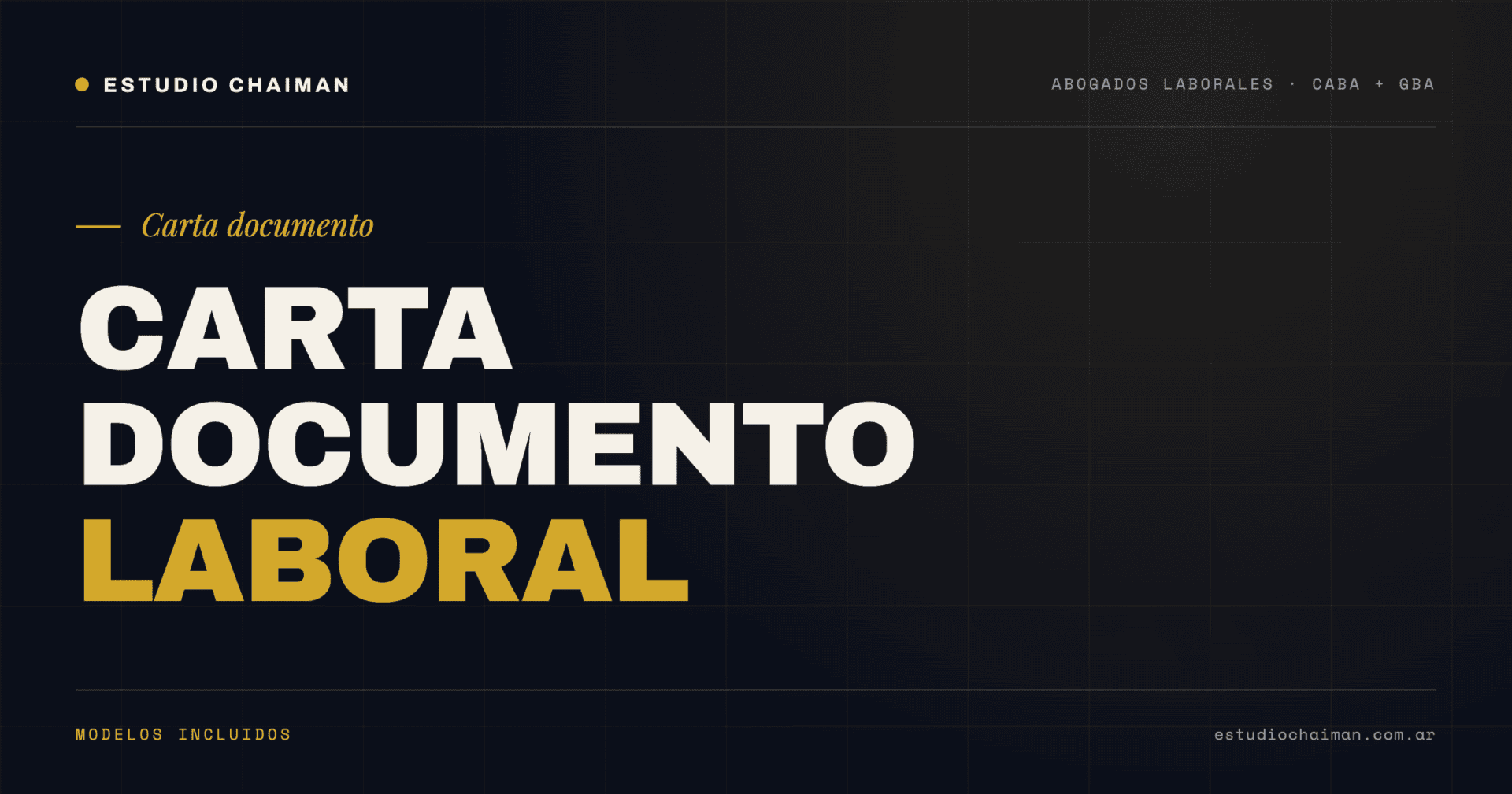 Carta Documento Laboral 2026: Cómo Hacerla y Modelos